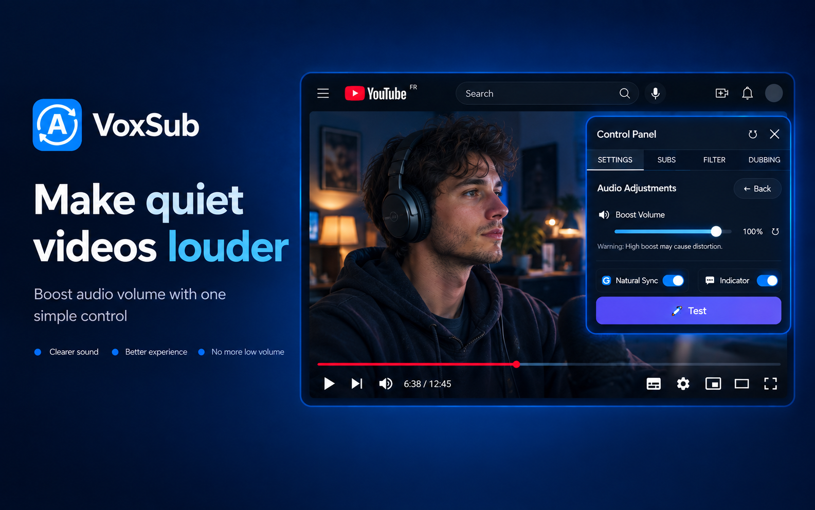 Audio Booster - Make quiet videos louder